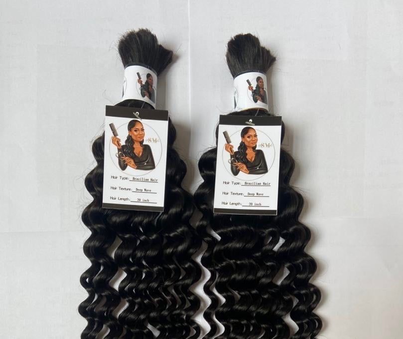 Deep Wave Bulk Human Hair