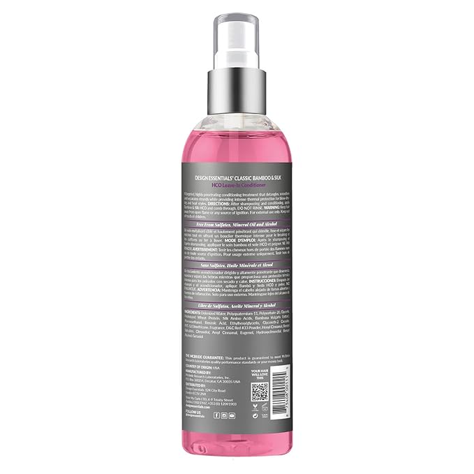 Design Essentials Bamboo and Silk HCO Leave-In Conditioner