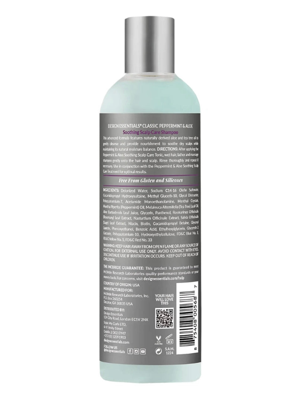 Design Essentials Peppermint and Aloe Anti Itch Shampoo