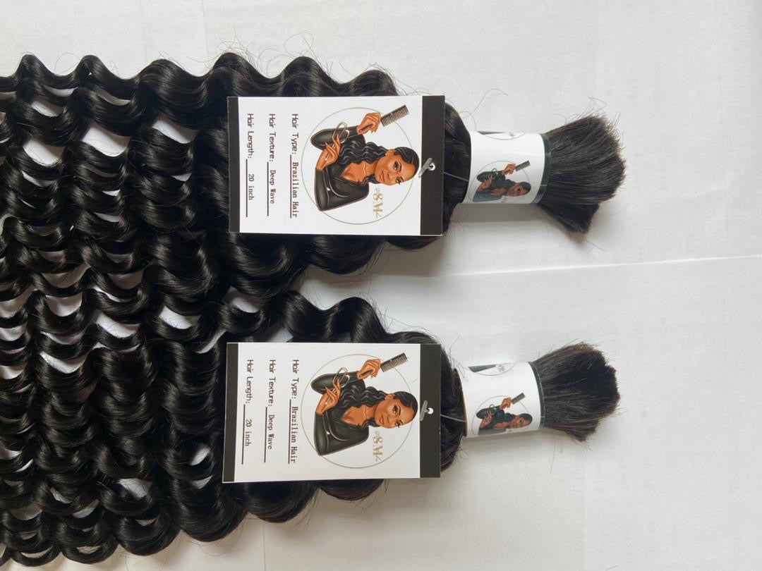 Deep Wave Bulk Human Hair